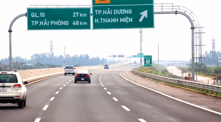 Dự án Cao tốc Hà Nội - Hải Phòng được coi là điển hình về hiệu quả của nguồn vốn tư nhân tham gia cùng Chính phủ phát triển hạ tầng và đã tạo nên đột phá cho phát triển vùng. Ảnh: Lê Tiên