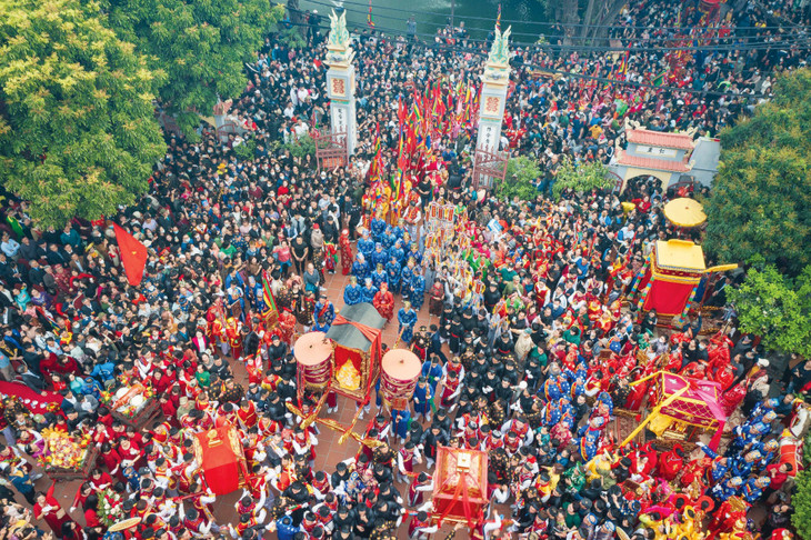Hội xuân làng Mọc, phường Nhân Chính, quận Thanh Xuân, Hà Nội