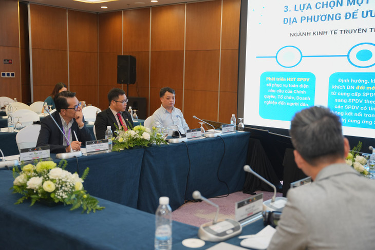 Hội thảo &quot;Phát triển Đổi mới sáng tạo trở thành động lực xây dựng nền kinh tế số&quot; cung cấp những kiến thức mới, khuyến khích sự đổi mới sáng tạo và tạo ra sự lan tỏa đổi mới sáng tạo trong cộng đồng doanh nghiệp. Ảnh: NIC