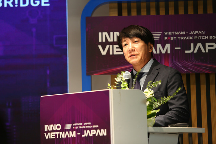 Ông Takeo Nakajima - Trưởng đại diện Văn phòng diện Tổ chức Xúc tiến Thương mại Nhật Bản (JETRO) tại Hà Nội. Ảnh: Lê Tiên