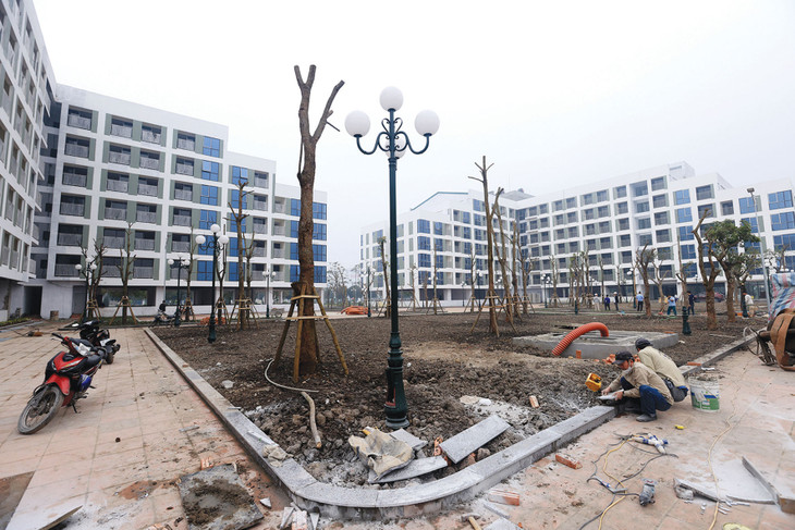 Căn cứ số liệu các địa phương đăng ký, năm 2025 dự kiến cả nước sẽ hoàn thành trên 100.000 căn nhà ở xã hội. Ảnh: Nhã Chi Căn cứ số liệu các địa phương đăng ký, năm 2025 dự kiến cả nước sẽ hoàn thành trên 100.000 căn nhà ở xã hội. Ảnh: Nhã Chi