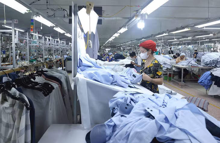 Kim ngạch xuất khẩu dệt may năm 2024 ước đạt 44 tỷ USD, tăng 11,26% so với năm 2023. Ảnh: Nhã Chi