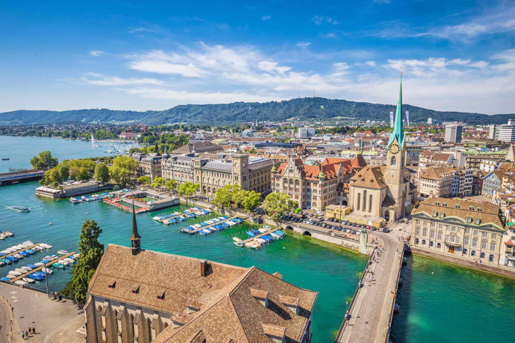 5. Zurich (Thụy Sỹ) - Số lượng cư dân trên mỗi cá nhân siêu giàu: 924 5. Zurich (Thụy Sỹ) - Số lượng cư dân trên mỗi cá nhân siêu giàu: 924