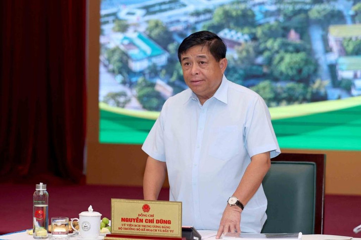 Bộ trưởng Bộ Kế hoạch và Đầu tư Nguyễn Chí Dũng