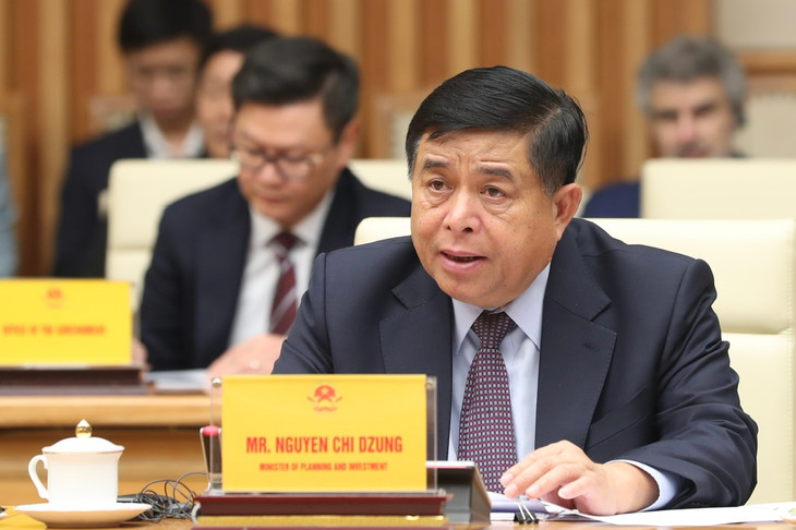 Bộ trưởng Bộ Kế hoạch và Đầu tư Nguyễn Chí Dũng. Ảnh: NIC Bộ trưởng Bộ Kế hoạch và Đầu tư Nguyễn Chí Dũng. Ảnh: NIC