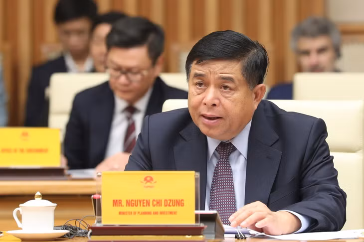 Bộ trưởng Bộ Kế hoạch và Đầu tư Nguyễn Chí Dũng. Ảnh: NIC