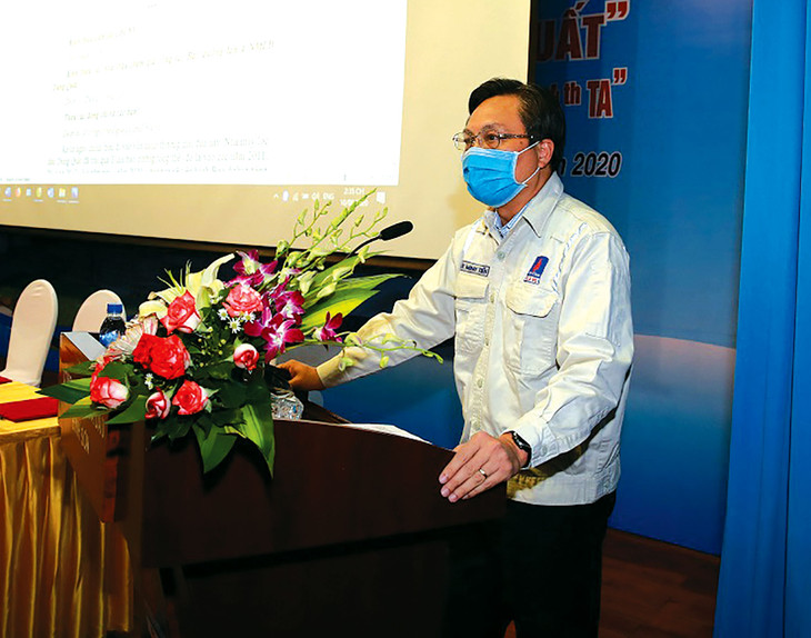 Tổng giám đốc BSR Bùi Minh Tiến phát động thi đua hoàn thành công tác bảo dưỡng tổng thể lần 4 Nhà máy Lọc dầu Dung Quất