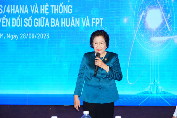Bà Phạm Thị Huân - Chủ tịch Công ty CP Ba Huân khẳng định dự án đóng vai trò quan trọng trong chiến lược phát triển của doanh nghiệp