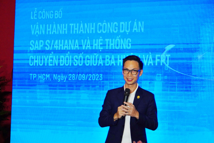 Ông Trần Việt Hưng - Tổng Giám đốc Công ty CP Ba Huân chỉ ra những thay đổi mang tính đột phá mà hệ thống mang lại