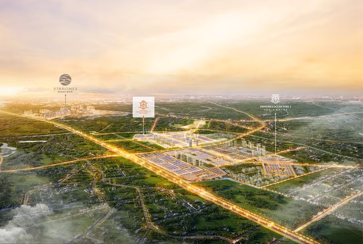 Với những hình ảnh đầu tiên được hé lộ, Vinhomes Ocean Park 3 – The Crown sở hữu vị trí siêu kết nối nằm giữa trái tim của siêu quần thể đô thị biển 1.200ha.