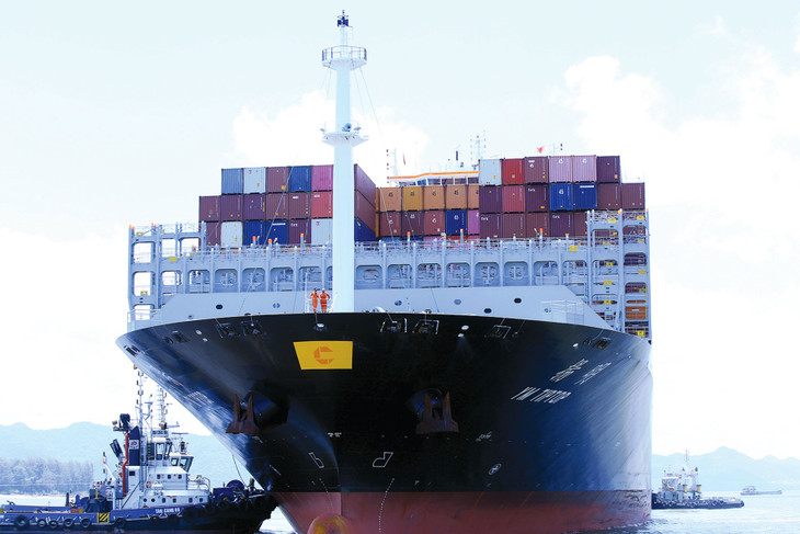 Xuất khẩu hàng hóa tháng 5/2024 ước đạt 32,81 tỷ USD, ghi nhận tháng thứ ba tăng trưởng hai con số. Ảnh: Lê Tiên