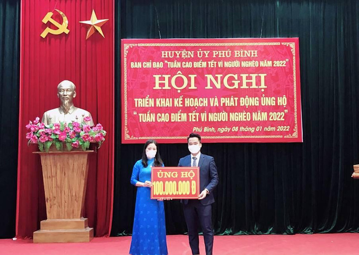 Danko Group hưởng ứng tuần cao điểm Tết vì người nghèo huyện Phú Bình