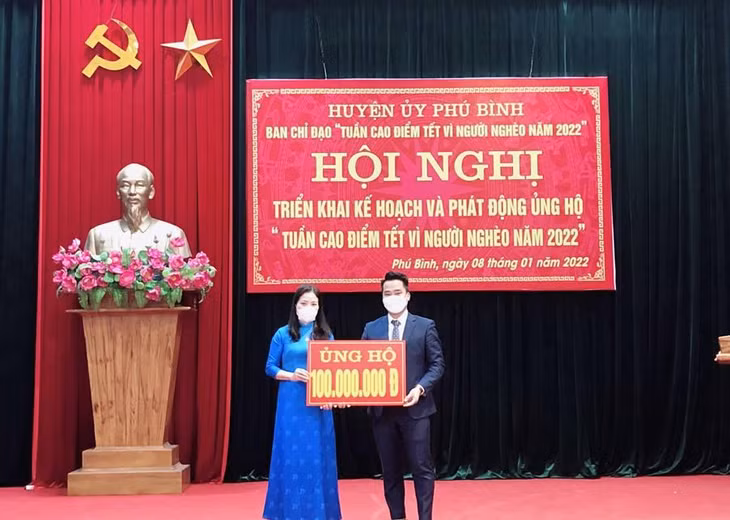 Danko Group hưởng ứng tuần cao điểm Tết vì người nghèo huyện Phú Bình