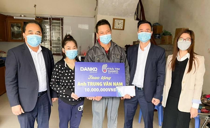Quỹ Trái tim Danko đến với người hùng Trung Văn Nam xả thân cứu cháu bé