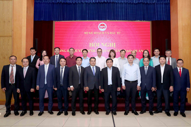 Bộ Kế hoạch và Đầu tư tổ chức Lễ công bố Quyết định điều động, bổ nhiệm lãnh đạo quản lý chiều 11/9/2024. Ảnh: Đức Trung