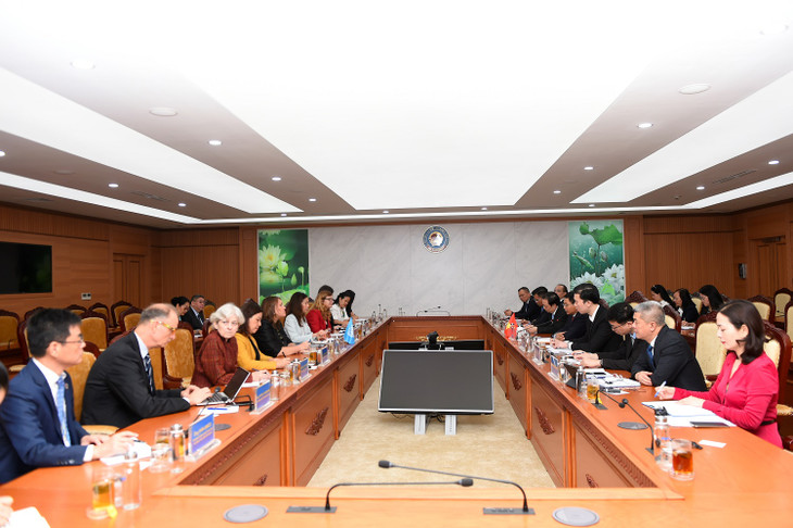 Quang cảnh buổi làm việc. Ảnh: mof.gov.vn