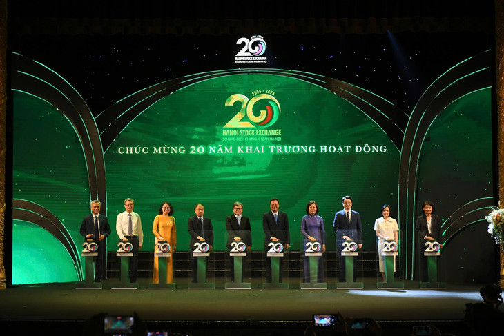 Lễ kỷ niệm 20 năm Sở Giao dịch chứng khoán Hà Nội xây dựng và trưởng thành