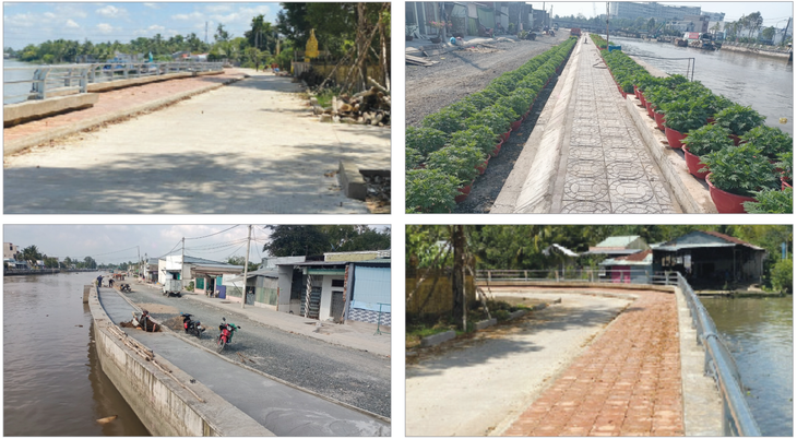 Sau khi hoàn thành những công trình kè đã góp phần thay đổi diện mạo của TP. Cần Thơ