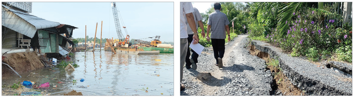Tình trạng sạt lở nghiêm trọng trên nhiều địa bàn ở Cần Thơ trước khi được đầu tư