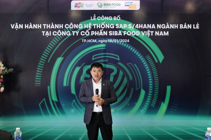 Ông Trần Trung Thành - Giám đốc Chi nhánh TP HCM, Công ty FPT IS cho biết FPT IS đã xây dựng mô hình giải pháp đặc thù cho ngành bán lẻ trên SAP S/4HANA