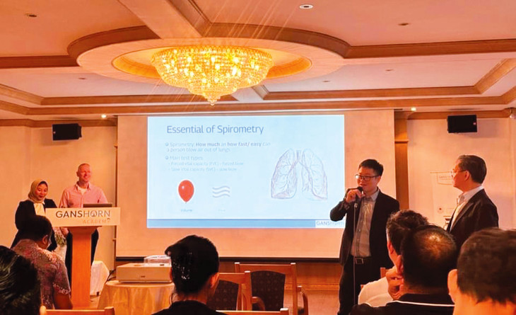 Phú Nguyên cùng hãng Ganshorn tổ chức hội nghị đào tạo quốc tế về điều trị bệnh phổi và hen COPD tại Thái Lan