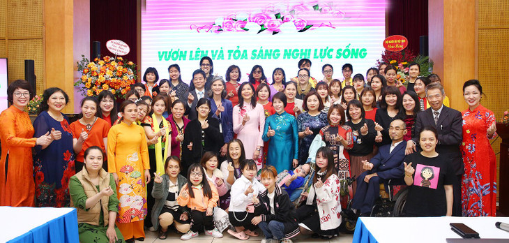 Chương trình truyền cảm hứng vươn lên cho 170 người khuyết tật thuộc 8 nhóm yếu thế do Bộ KH&amp;ĐT bảo trợ. Ảnh: Lê Tiên.