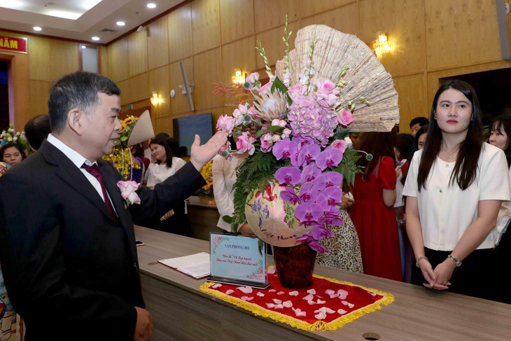 Phần thi của Văn phòng Bộ. Ảnh: Trương Gia