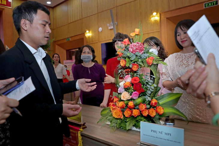 Phần thi của Viện Nghiên cứu quản lý trung ương. Ảnh: Trương Gia