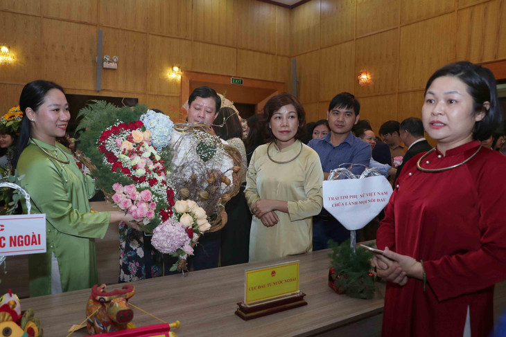 Phần thi của Cục Đầu tư nước ngoài. Ảnh: Trương Gia