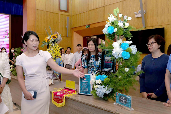 Phần thi của Báo Đầu tư. Ảnh: Trương Gia