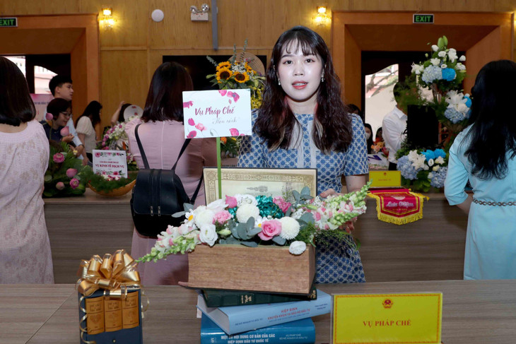 Phần thi của Vụ Pháp chế. Ảnh: Trương Gia