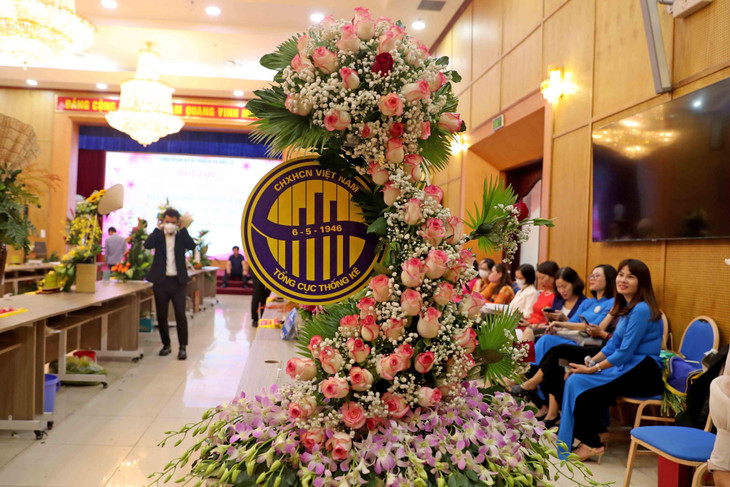 Phần thi của Tổng cục Thống kê. Ảnh: Trương Gia