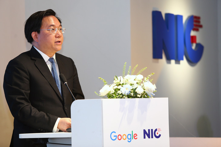 Thứ trưởng Trần Duy Đông cho biết, hệ sinh thái đổi mới sáng tạo Việt Nam có tiềm năng vô cùng lớn. Ảnh: Lê Tiên