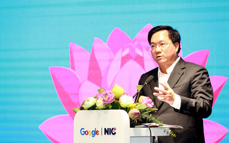 Thứ trưởng Bộ Kế hoạch và Đầu tư Trần Duy Đông phát biểu tại sự kiện. Ảnh: Lê Tiên