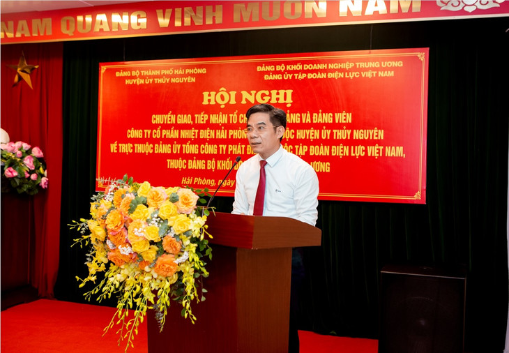 Đồng chí Nguyễn Hữu Tuấn - Phó Bí thư Thường trực Đảng ủy Tập đoàn Điện lực Việt Nam