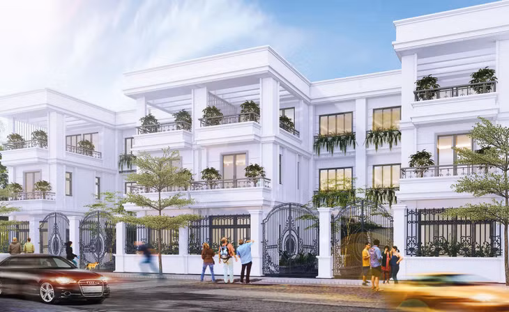 Phối cảnh nhà phố thương mại