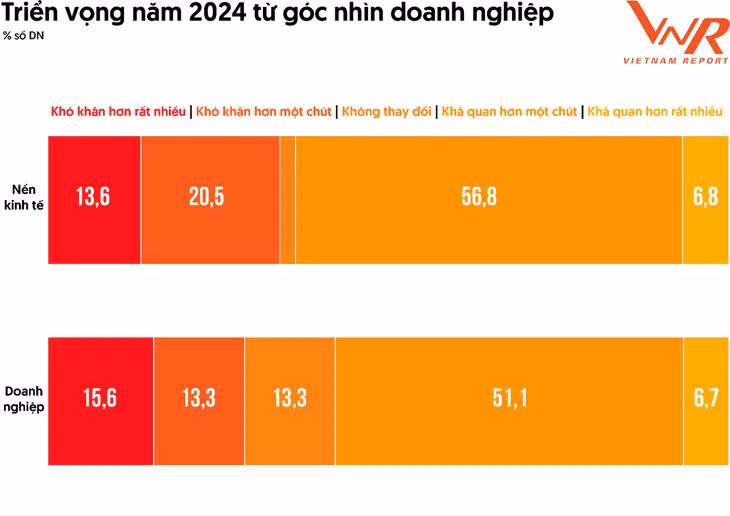 Nguồn: Khảo sát doanh nghiệp thực hiện bởi Vietnam Report - Tháng 10/2023