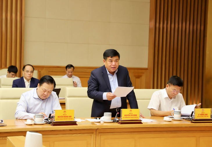 Bộ trưởng nhấn mạnh, năm 2024 là năm tăng tốc, bứt phá, có ý nghĩa đặc biệt quan trọng trong việc thực hiện thắng lợi Kế hoạch phát triển kinh tế - xã hội 2021 - 2025. Ảnh: MPI