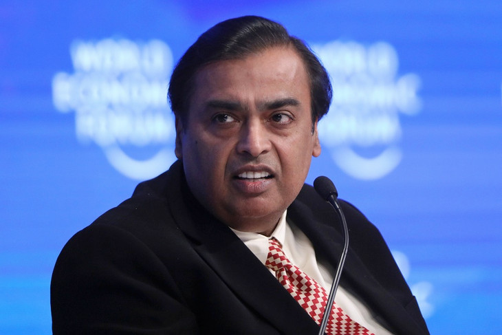 9. Mukesh Ambani Tài sản: 83,4 tỷ USD Nguồn tài sản: Đa ngành Quốc tịch: Ấn Độ
