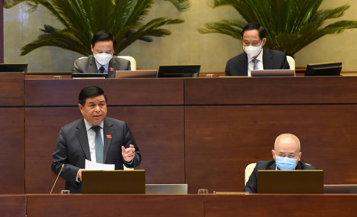 Bộ trưởng Nguyễn Chí Dũng: Tổ chức thực hiện vẫn là khâu yếu trong công tác giải ngân vốn đầu tư công. Ảnh VGP/Nhật Bắc Bộ trưởng Nguyễn Chí Dũng: Tổ chức thực hiện vẫn là khâu yếu trong công tác giải ngân vốn đầu tư công. Ảnh VGP/Nhật Bắc