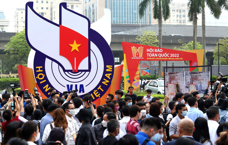 Hội báo toàn quốc 2022 diễn ra từ ngày 13 - 15/4. Ảnh: Lê Tiên