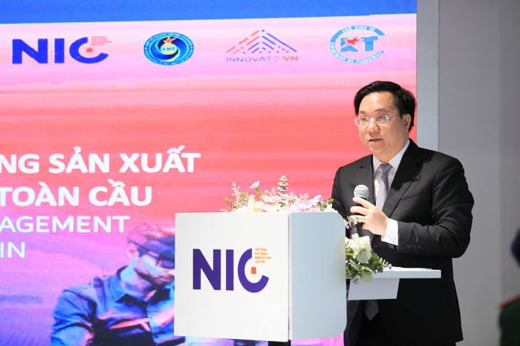 Thứ trưởng Trần Duy Đông phát biểu khai mạc Hội thảo. Ảnh: NIC