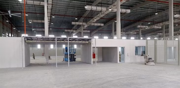 Hệ thống kho hàng logistics theo tiêu chuẩn quốc tế tại Trung tâm Logistics ICD Vĩnh Phúc. Ảnh: vinhphuc.gov.vn