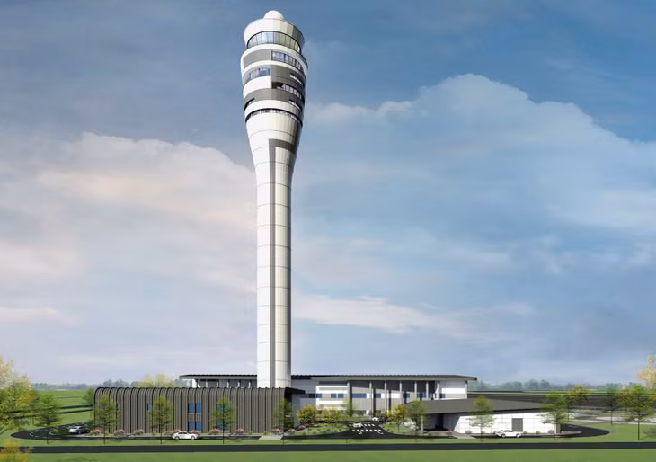 Phối cảnh Đài Kiểm soát không lưu Long Thành