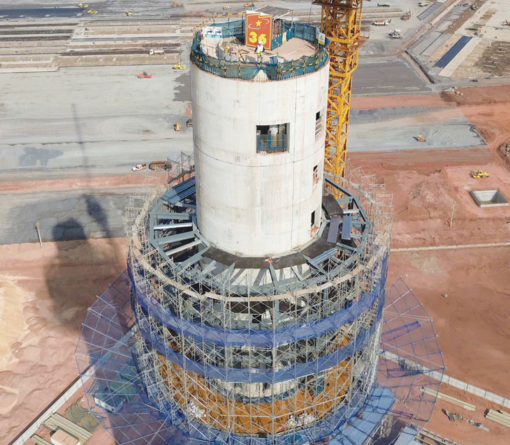 Công trình đài kiểm soát không lưu thuộc Dự án Cảng hàng không quốc tế Long Thành giai đoạn 1