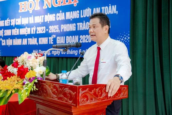 Ông Ngô Việt Hưng – Phó Tổng Giám đốc EVNGENCO2 phát biểu chỉ đạo tại Hội nghị