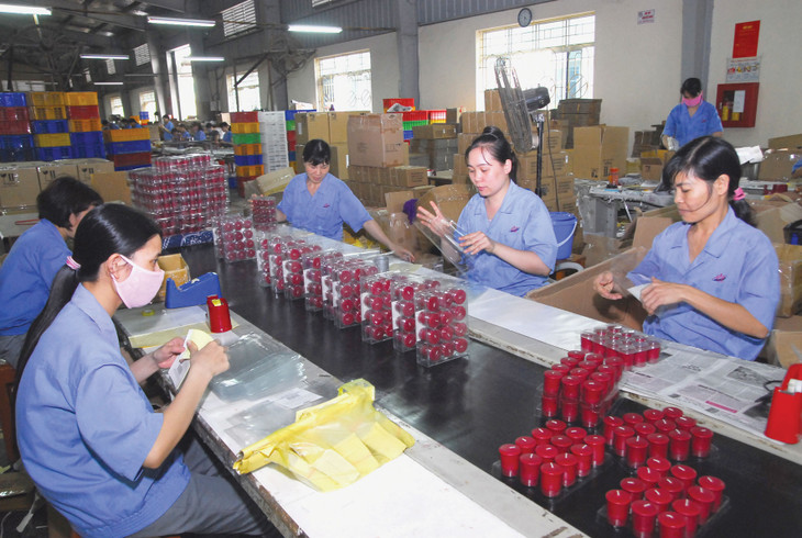 Cải cách thể chế đáp ứng yêu cầu của cộng đồng doanh nghiệp là một trong những giải pháp quan trọng để hiện thực hóa mục tiêu tăng trưởng hai con số trong thời gian tới. Ảnh: Tiên Giang