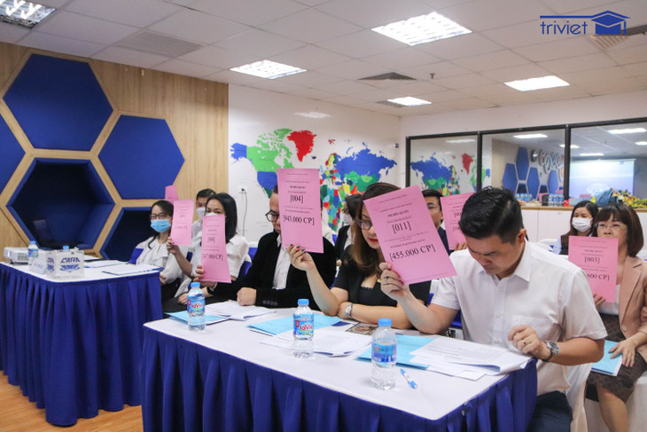 Đại hội đồng cổ đông Công ty CP Tập đoàn Giáo dục Trí Việt sáng 28/4/2023 Đại hội đồng cổ đông Công ty CP Tập đoàn Giáo dục Trí Việt sáng 28/4/2023