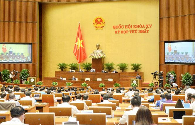 Quốc hội nghe tờ trình về Kế hoạch phát triển kinh tế - xã hội 5 năm 2021 - 2025.