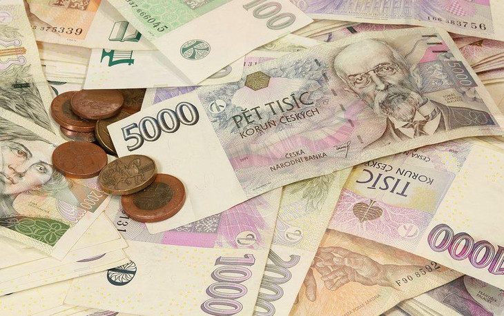 Đồng Koruna của Cộng hòa Séc là đồng ổn định nhất nhờ vào các biện pháp can thiệp tài khóa hiệu quả của ngân hàng trung ương. Ảnh Internet